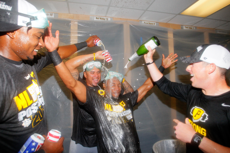 Illustration for article titled The Pirates' Locker-Room Celebration Looks Like So Much Fun